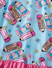 Load image into Gallery viewer, Leopard Pattern Back to School Dress