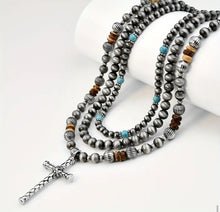 Load image into Gallery viewer, Cross Pendant Necklace Set