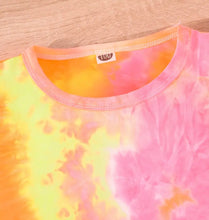 Load image into Gallery viewer, Warm Color Tye Dye short Outfit