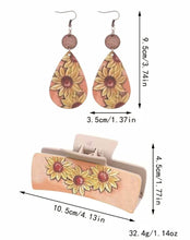 Load image into Gallery viewer, Western Claw Clip/Earring Set