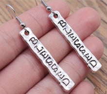 Load image into Gallery viewer, Bar Blessed Earrings