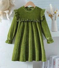 Load image into Gallery viewer, Velvet Sleeve Dress