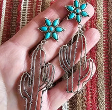 Load image into Gallery viewer, Hallow Cactus Earrings