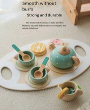 Load image into Gallery viewer, Montessori Wood tea set