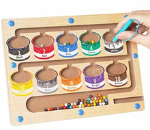 Load image into Gallery viewer, Montessori Wood Magnetic Maze