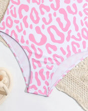 Load image into Gallery viewer, Pink Leopard One Piece Suit