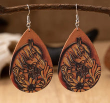 Load image into Gallery viewer, Painted Teardrop earrings
