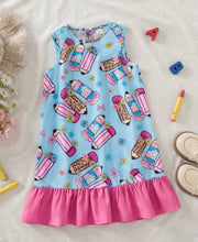 Load image into Gallery viewer, Leopard Pattern Back to School Dress