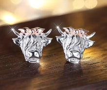 Load image into Gallery viewer, Sterling Silver Cow Posts