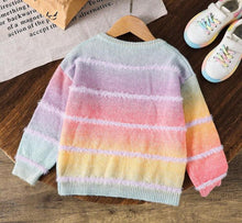 Load image into Gallery viewer, Ombre Rainbow Sweater