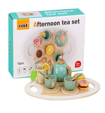 Load image into Gallery viewer, Montessori Wood tea set