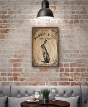 Load image into Gallery viewer, Rabbit &amp; Co. Metal Sign