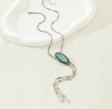 Load image into Gallery viewer, Turquoise Y Chain