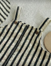 Load image into Gallery viewer, Striped Overalls/Hat