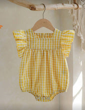 Load image into Gallery viewer, Checkered Romper