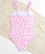 Load image into Gallery viewer, Pink Leopard One Piece Suit