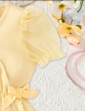 Load image into Gallery viewer, Yellow Ruffled Romper