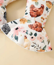 Load image into Gallery viewer, 3Pc Floral Chicken Outfit