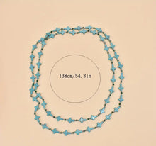 Load image into Gallery viewer, 2 String Cross necklace