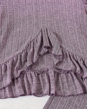 Load image into Gallery viewer, Ruffled Ribbed Short Outfit