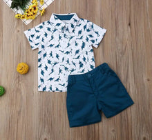 Load image into Gallery viewer, Boys Dinosaur Short Outfits