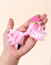 Load image into Gallery viewer, Pink Pencil Bows