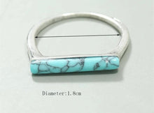 Load image into Gallery viewer, Bar Turquoise ring