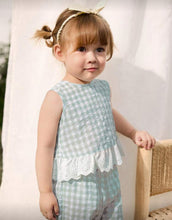 Load image into Gallery viewer, Checkered Bow Back Pant Outfit