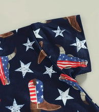 Load image into Gallery viewer, Independence Cowboy Onesie