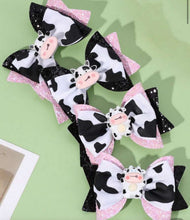 Load image into Gallery viewer, Cow Charm  Bows