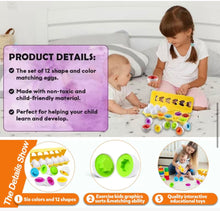 Load image into Gallery viewer, Montessori Matching Eggs
