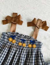 Load image into Gallery viewer, Denim Plaid Cherry Outfit