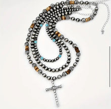 Load image into Gallery viewer, Cross Pendant Necklace Set