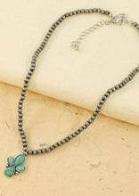 Load image into Gallery viewer, Navajo pearl leaf necklace