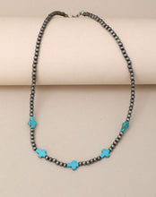 Load image into Gallery viewer, Navajo pearl cross necklace