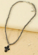 Load image into Gallery viewer, Navajo pearl leaf necklace