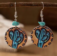 Load image into Gallery viewer, Round Retro earrings