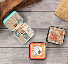 Load image into Gallery viewer, Western Travel Jewelry box