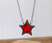 Load image into Gallery viewer, Stone Star Charm chain necklace