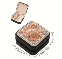 Load image into Gallery viewer, Western Travel Jewelry box
