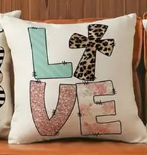 Load image into Gallery viewer, Leopard Easter Pillow Cases
