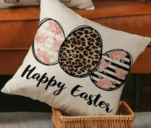 Load image into Gallery viewer, Leopard Easter Pillow Cases