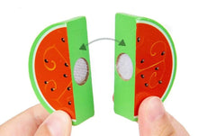 Load image into Gallery viewer, Montessori Wood Fruit/Veggie Toy