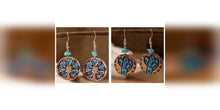Load image into Gallery viewer, Round Retro earrings