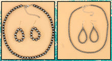 Load image into Gallery viewer, Navajo Pearl necklace/earring set
