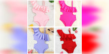 Load image into Gallery viewer, Double Ruffle One Piece Swimsuit