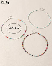 Load image into Gallery viewer, 3 beaded necklace set