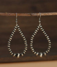 Load image into Gallery viewer, Navajo pearl teardrop earrings