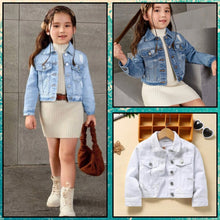 Load image into Gallery viewer, Girl’s Jean Jacket