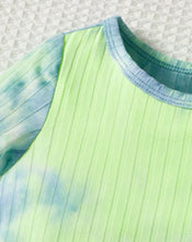 Load image into Gallery viewer, Lettuce trim tye dye outfit